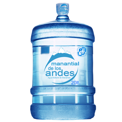 Agua mineral Manantial de los Andes 20 litros en bidón retornable – Tienda  Virtual con Builderall Builder